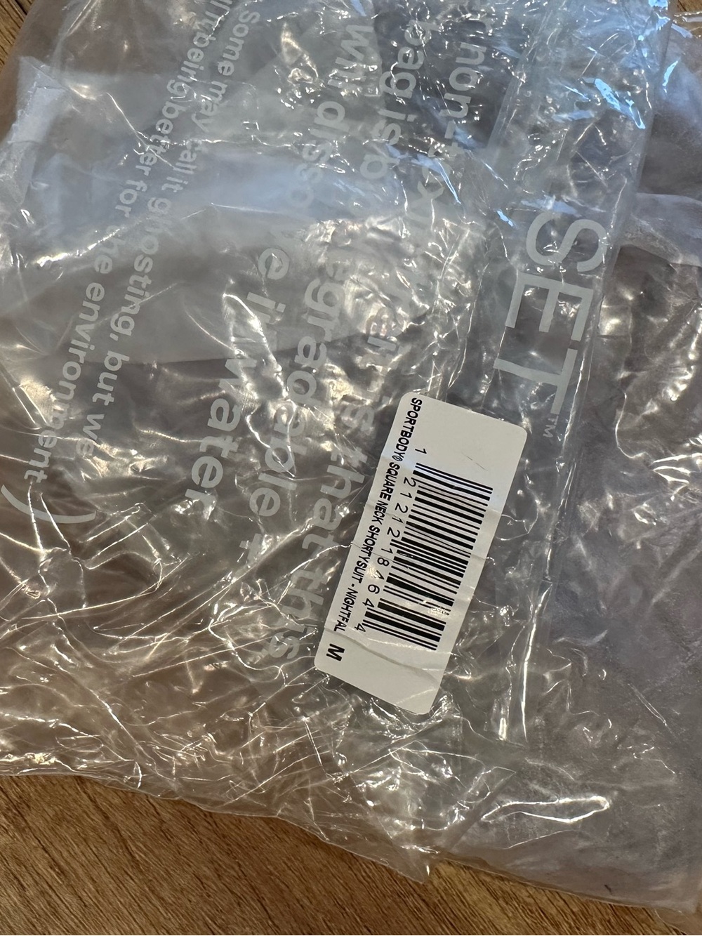 Set Active Brand New (NWT) Sportbody Square Neck Shortysuit - Nightfall - Picture 6 of 7